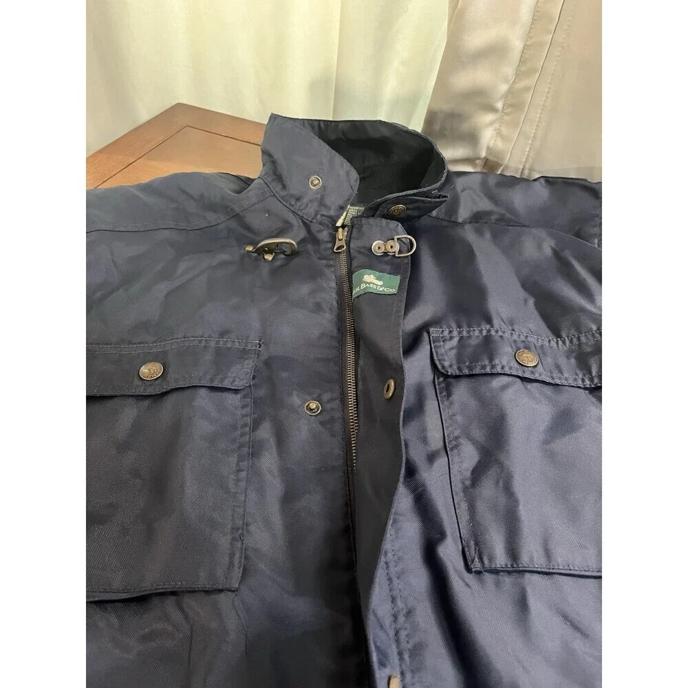 G. H. Bass Men’s Nylon Utility Jacket Navy - Picture 9 of 12